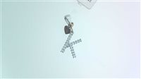 Pendente Donna CUORE+LETTERA in Oro Cubic Zirconia -K- ZIRC P US/Z 0.80 Sommer BR